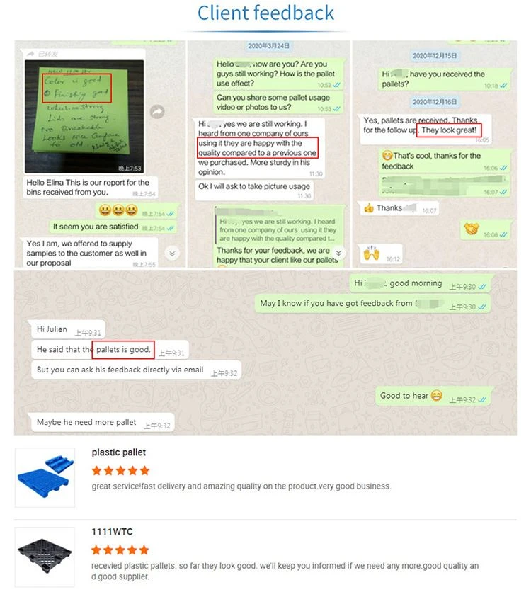 enlightening-pallet-client-feedback-food-grade-hygienic-plastic-pallet enlightening-pallet-client-feedback-food-grade-hygienic-plastic-pallet