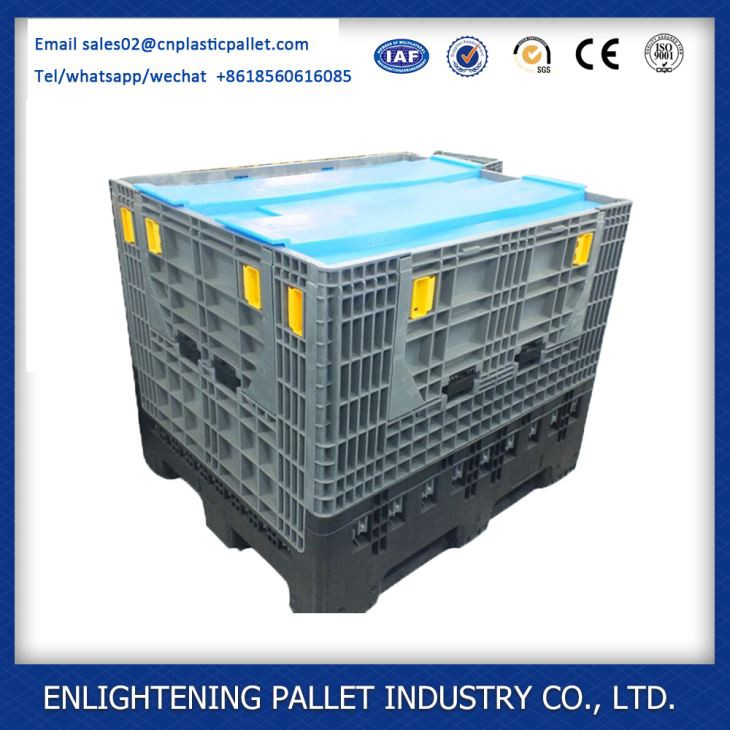 1200x1000 Foldable large Container Folding Plastic pallet box