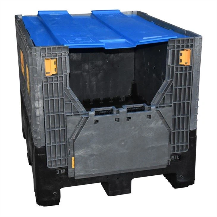 800x600x760mm Folding Plastic Pallet Container