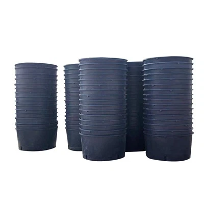 Plast flatt topp opið hringtankar fyrir duft